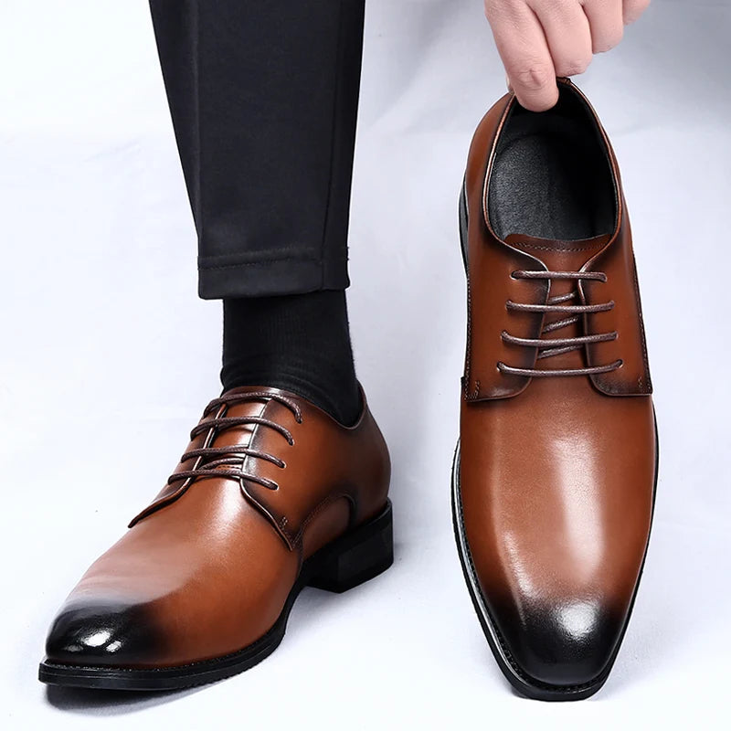 2024 Leather Shoes Breathable Business Ayakkab Men's Formal Moccasin Tennis Shoes Designer Fashion Wedding Shoes