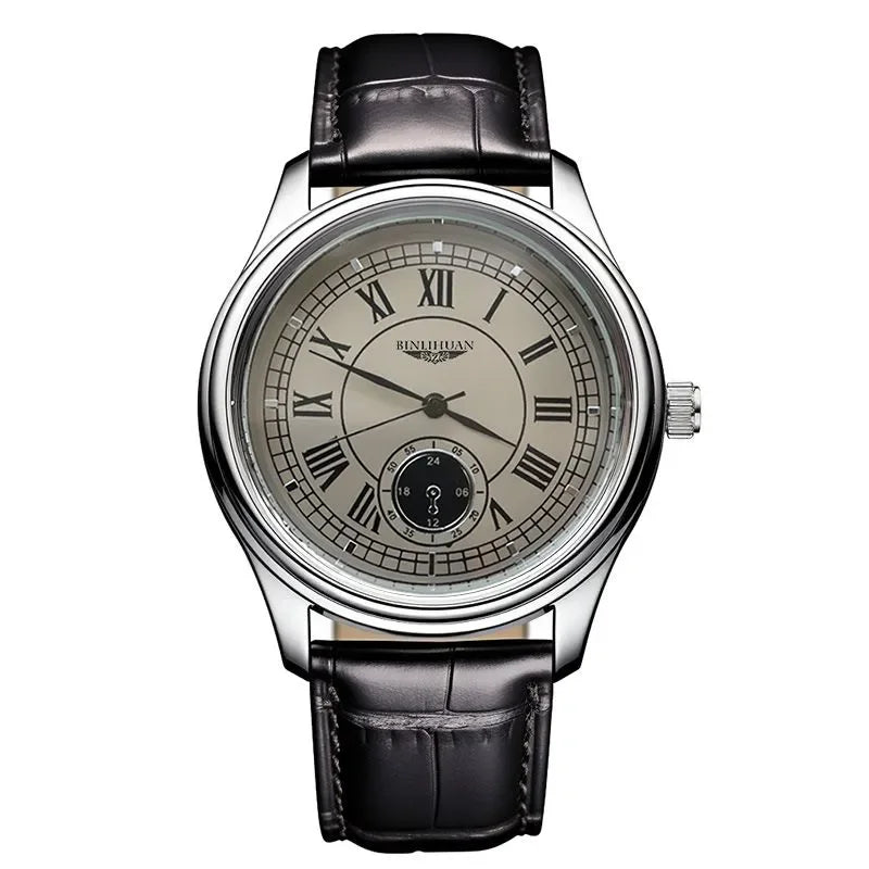 Top Brand Man Wristwatch Luxury Business Waterproof Men Watch For Men Quartz Clock Leather Men's Watches reloj Handsome 2025 New