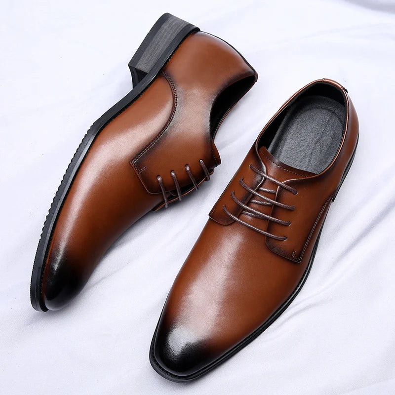 2024 Leather Shoes Breathable Business Ayakkab Men's Formal Moccasin Tennis Shoes Designer Fashion Wedding Shoes