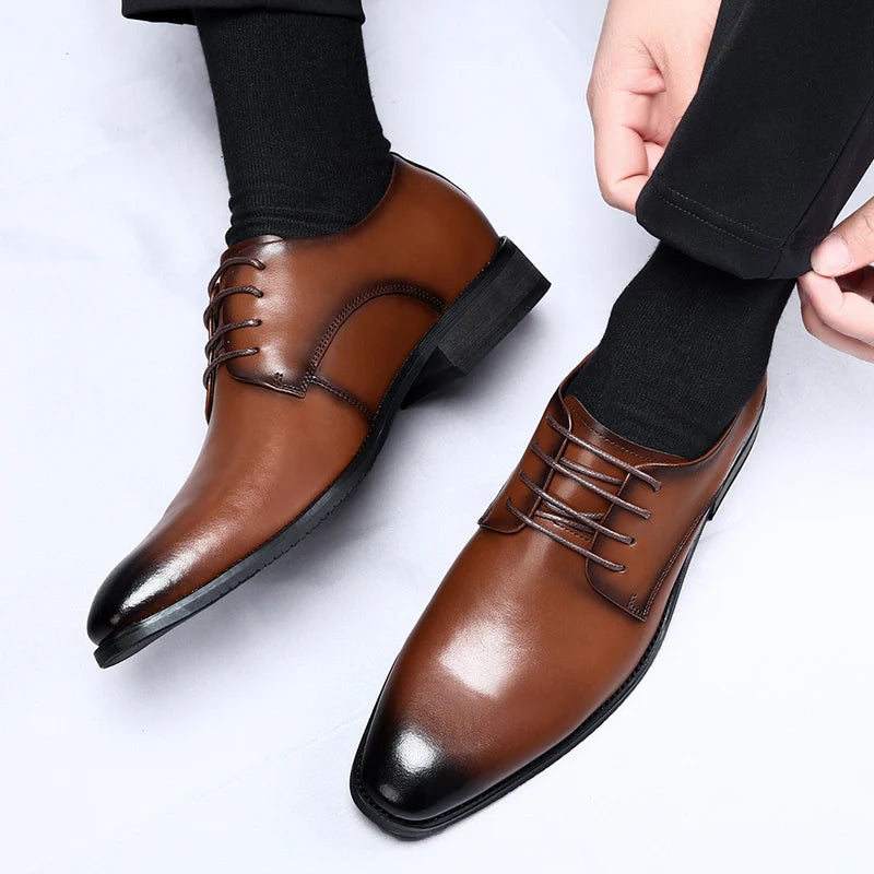 2024 Leather Shoes Breathable Business Ayakkab Men's Formal Moccasin Tennis Shoes Designer Fashion Wedding Shoes