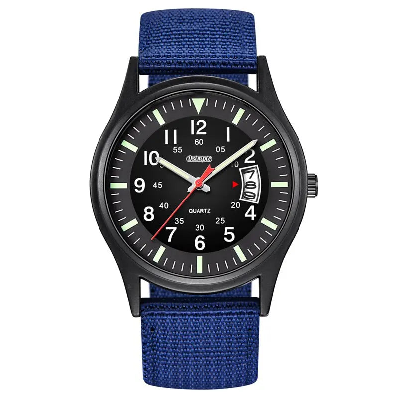 Reloj Hombre 2023 Fashion Mens Nylon Watches Luxury Men Army Military Quartz Watch Calendar Date Wristwatch Relogio Masculino