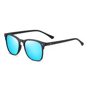 New Polarized Sunglasses Women Black Plastic Full Frame Square Sun Glasses Men Out Door Sun Eyewear Fashionable Eyeglass Uv400
