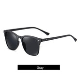 New Polarized Sunglasses Women Black Plastic Full Frame Square Sun Glasses Men Out Door Sun Eyewear Fashionable Eyeglass Uv400