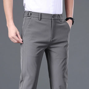 2025 Spring Summer Ultra-thin Men's Stretch Slim Straight Casual Pants High Quality Fashion Breathable Golf Sports Trousers