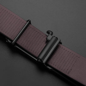 Men's automatic buckle belt leather brand premium belt