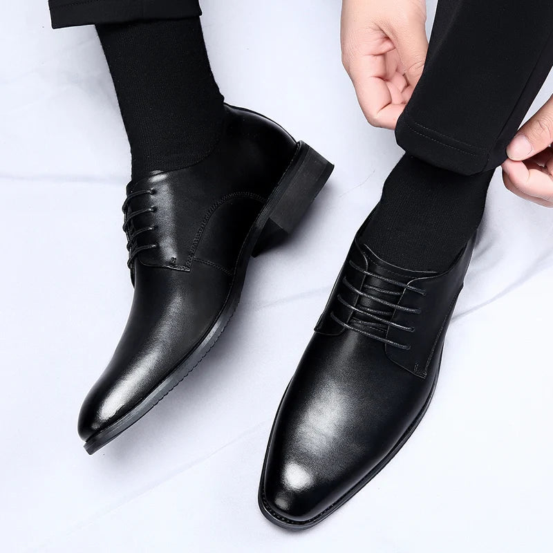 2024 Leather Shoes Breathable Business Ayakkab Men's Formal Moccasin Tennis Shoes Designer Fashion Wedding Shoes