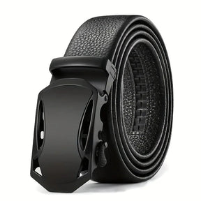 Men'S Belt Metal Automatic Buckle High Quality Business Work Belt Paired With Jeans Cheap Belt, Gift For Father And Boyfriend