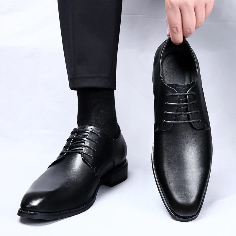 2024 Leather Shoes Breathable Business Ayakkab Men's Formal Moccasin Tennis Shoes Designer Fashion Wedding Shoes
