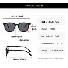 2025 Fashion New Sunglasses Men High Quality Retro Square Sunglasses Women Retro Sunglasses Women Classic Oculos De Sol Feminino