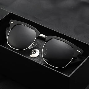 Classic UV Protection Summer Sunglasses for Men Oval Frame Driving Eyewear for Women